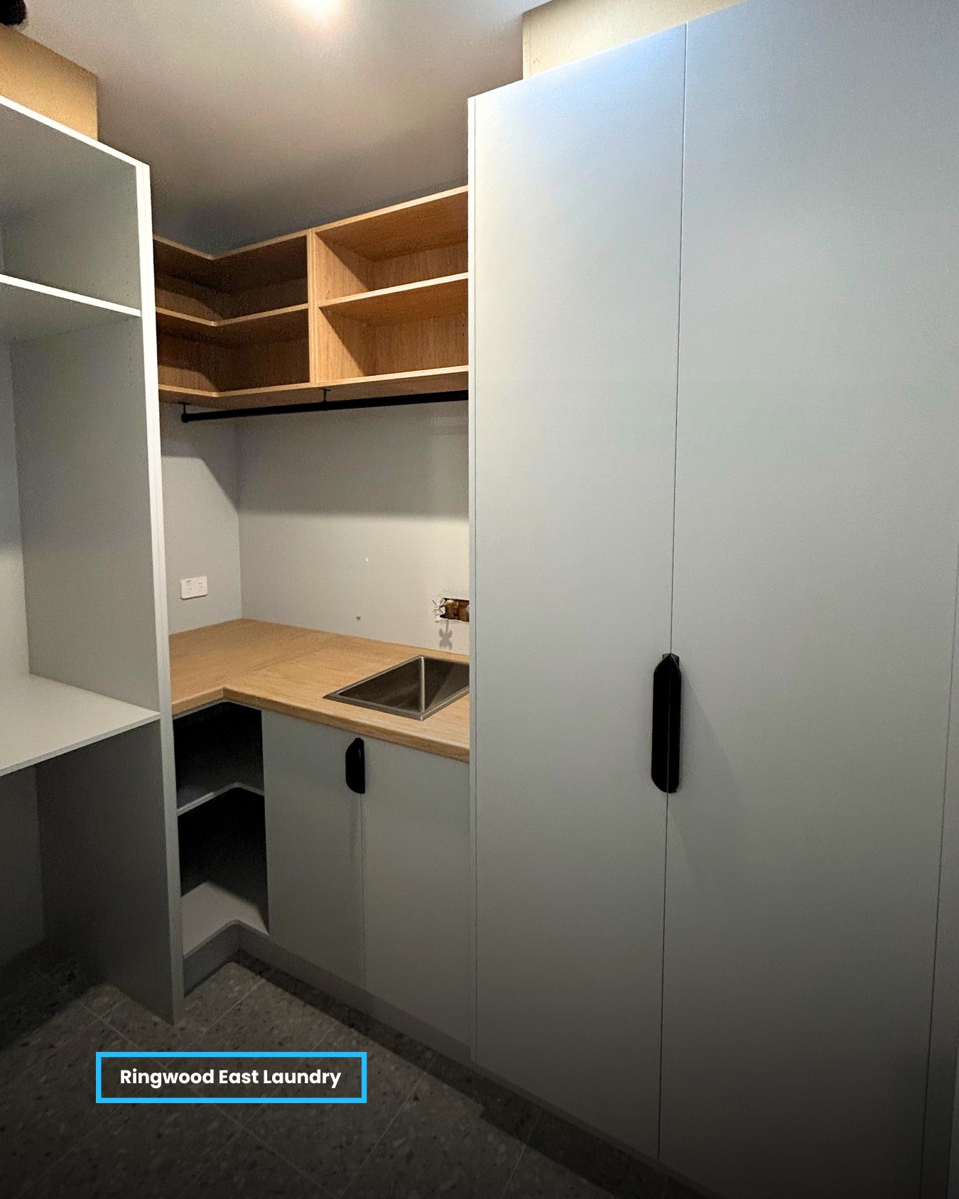 laundry cabinet making